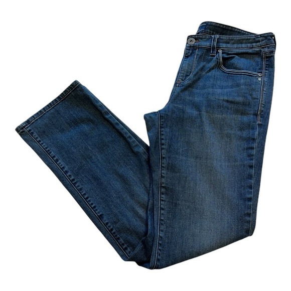 Tommy Bahama Island Straight Leg Dark Wash Medium Rise Denim Jeans - Size 14 - Picture 13 of 13